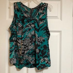 Elementz Silky top XL Emerald Green, Black & White
